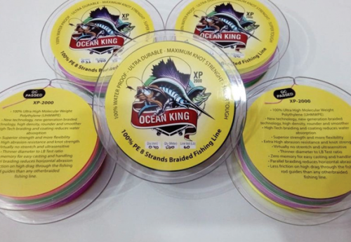XP2000-(8-Strands-Braided-Fishing-Line---Multi-Color)-500m-f1